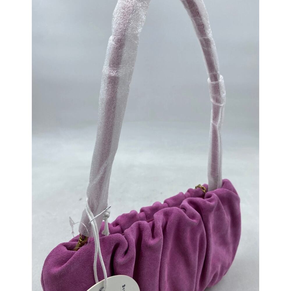 NWT STAUD Bean Lollipop Pink Suede Convertible Bag - Picture 5 of 7